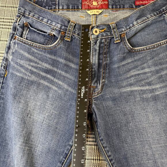 Lucky Brand Men's Jeans Blue 32x30 Denim Straight Fit - Picture 5 of 10